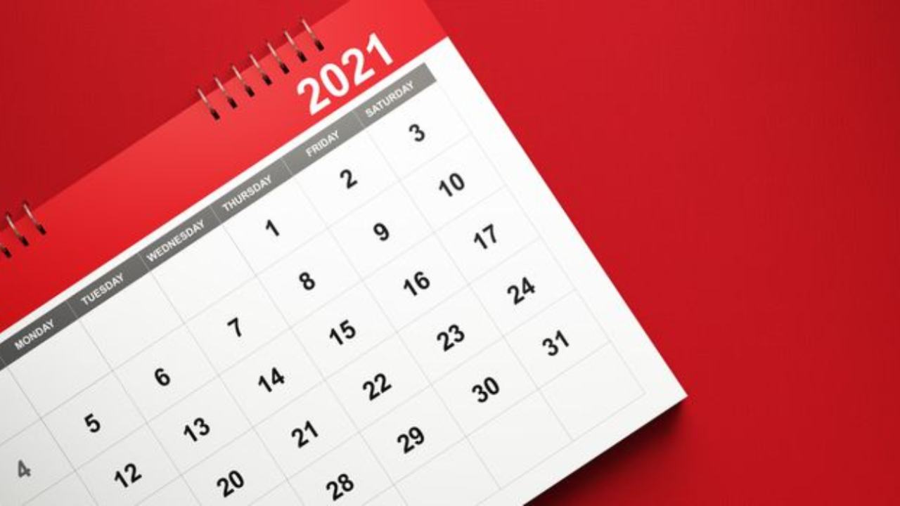 Nuovo calendario fiscale 2021