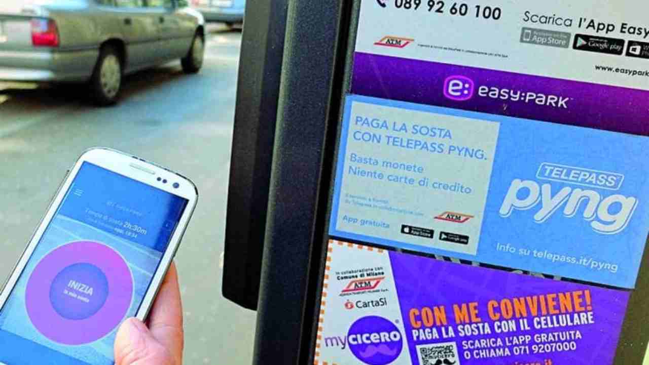 App per pagare il parcheggio