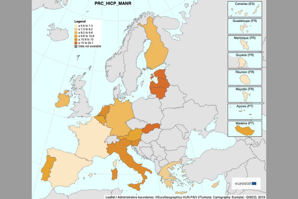 L'inflazione nel 2022 secondo l'Eurostat - Missione Risparmio.