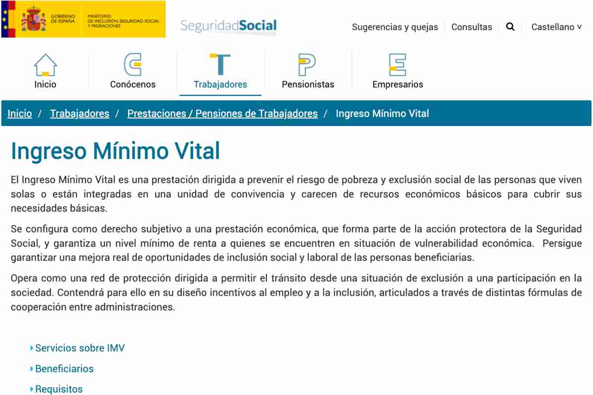 I requisiti del Reddito di Cittadinanza spagnolo, l'Ingreso Minimo Vital - Missione Risparmio.