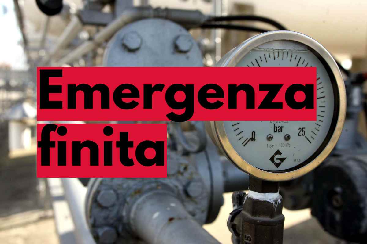 Emergenza gas finita