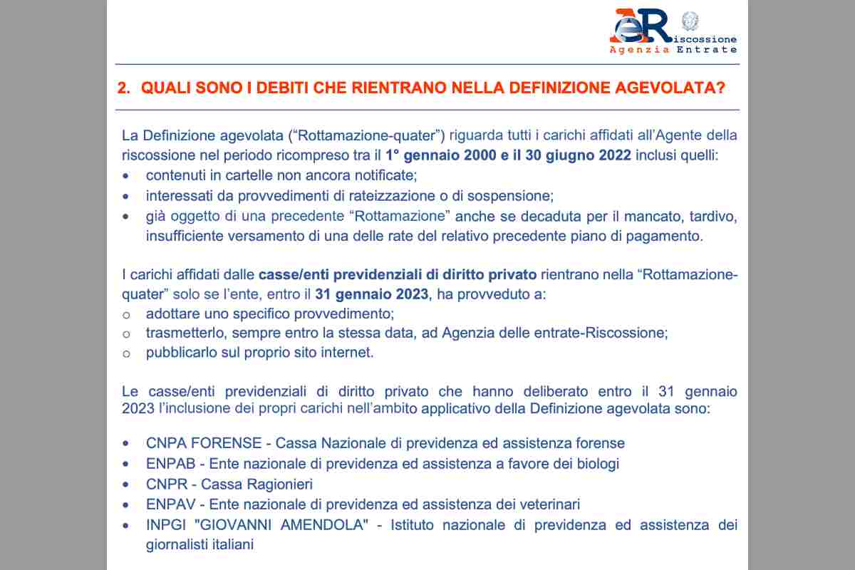 L'Agenzia delle Entrate - Riscossione posticipato termini rottamazione